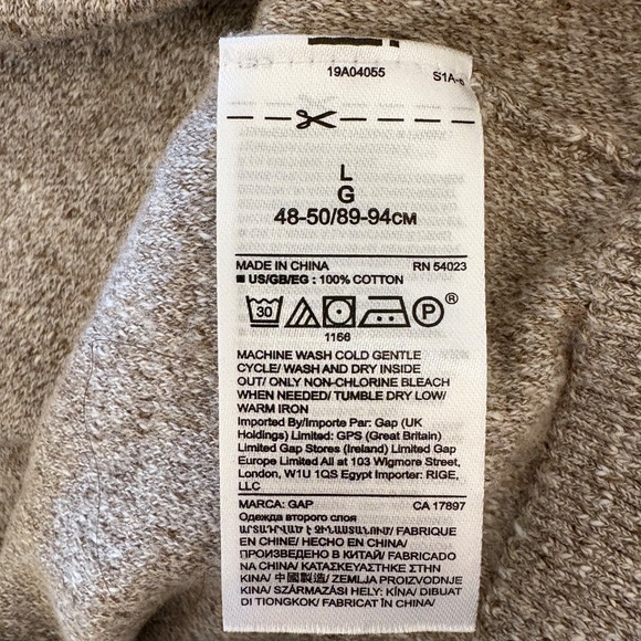 Men’s large crewknit sweater GAP - Picture 2 of 2